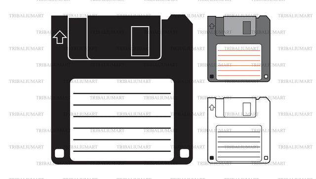 Floppy disk SVG TribaliumArtSF 