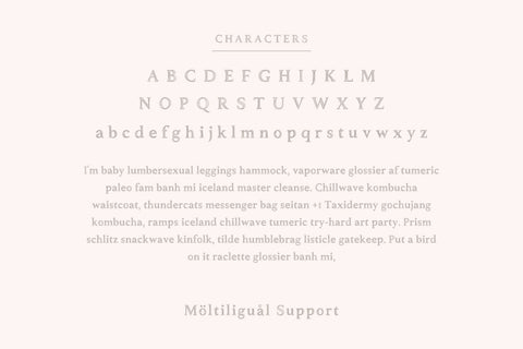 Flora Font Cotton White Studio 