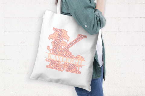 Floral 3D Layered Split Alphabets A to Z SVG SVG Slim Studio 