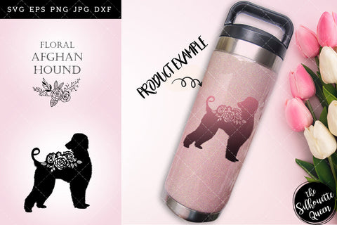 Floral Afghan Hound Dog svg file for cricut, for silhouette, cut eps, cutting png, cuttable dxf, Instant Download design SVG Loveleen Kaur 