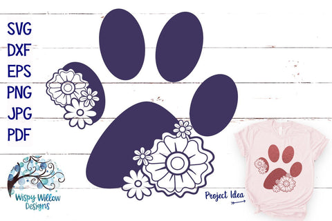 Floral Animal Bundle | SVG Cut Files SVG Wispy Willow Designs 