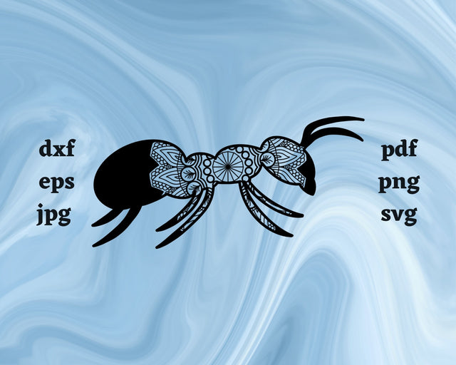 Floral Ant SVG Cut File SVG Northern Light SVG 