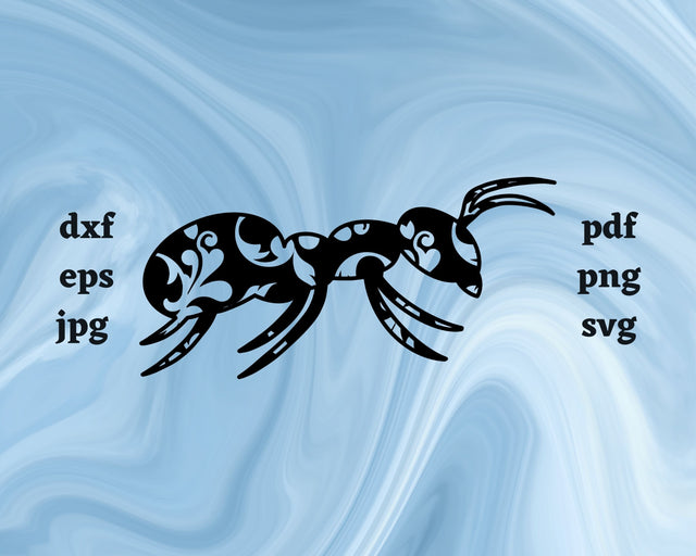 Floral Ant SVG Cut File SVG Northern Light SVG 