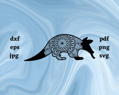 Floral Anteater SVG Cut File SVG Northern Light SVG 