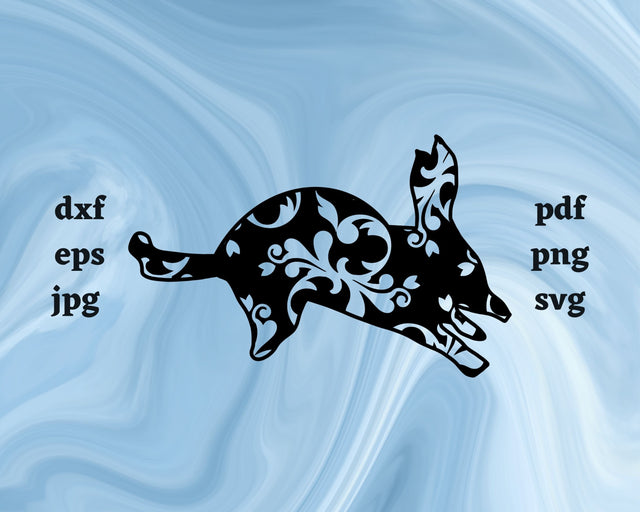 Floral Bilby SVG Cut File SVG Northern Light SVG 