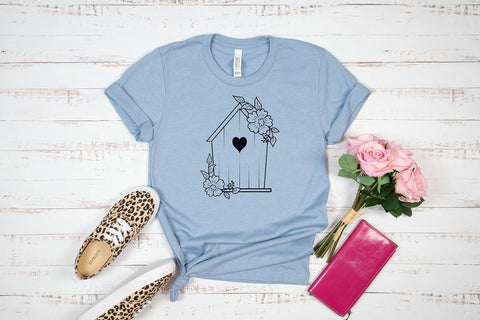 Floral Birdhouse svg SVG SmmrDesign 