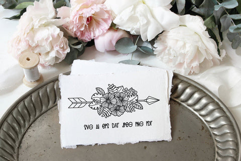 Floral Boho Arrow SVG. SVG Elinorka 