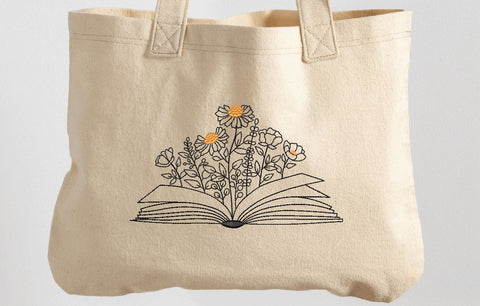 Elevate Style with French Coquette 2 Machine Embroidery Design on Bag -  Embroidered bag - Machine embroidery community