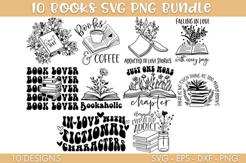 Floral Book SVG Bundle PNG Cut file SVG Freeling Design House 