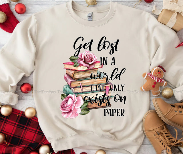 Floral Books, Book Lover Sublimation Design Downloads Sublimation ToriDesigns 