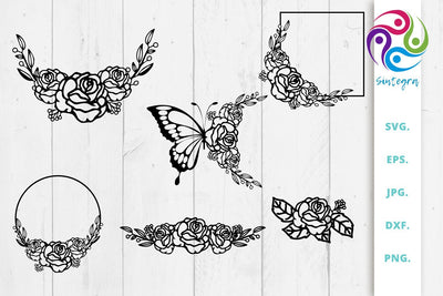 Floral Bouquet Bundle Svg File SVG Sintegra 