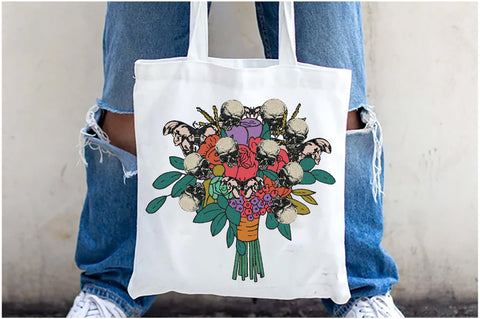 Floral Bouquet Skull Sublimation Sublimation Jagonath Roy 