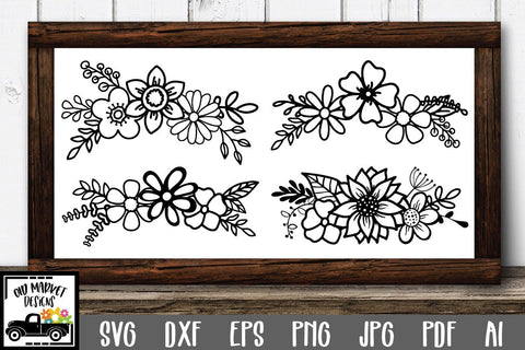 Floral Bouquets SVG Cut Files SVG Old Market 