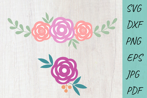 Floral Bouquets SVG, Flower SVG file, Florals SVG SVG Irina Ostapenko 