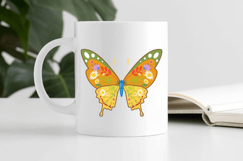 Floral Butterflies PNG Bundle Sublimation Regulrcrative 