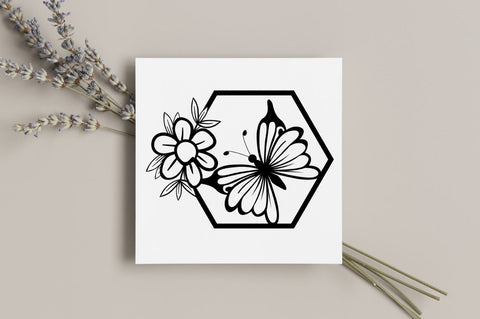 Floral Butterfly Wall Decor SVG Bundle SVG Regulrcrative 