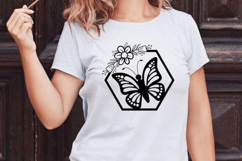 Floral Butterfly Wall Decor SVG Bundle SVG Regulrcrative 