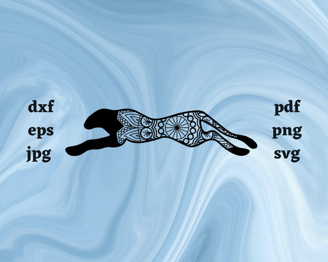 Floral Cheetah SVG Cut File SVG Northern Light SVG 