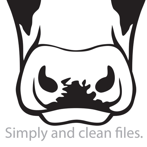 Floral cow head with sunflowers SVG TribaliumArtSF 