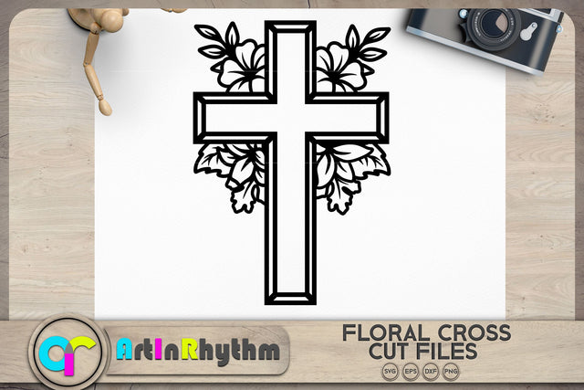 Floral cross svg, Jesus Cross svg SVG Artinrhythm shop 