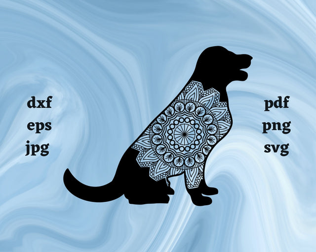 Floral Dog SVG Cut File SVG Northern Light SVG 