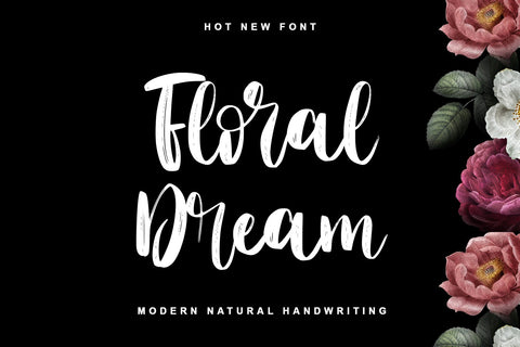 Floral Dream Font Letterara 