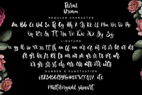 Floral Dream Font Letterara 