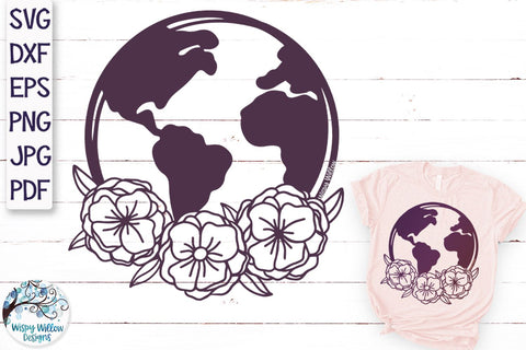 Floral Earth SVG SVG Wispy Willow Designs 