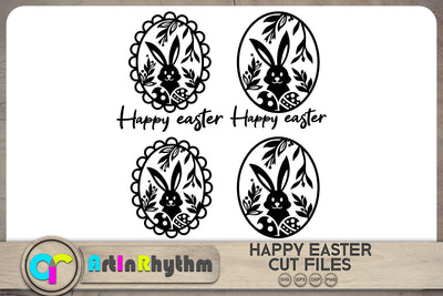 Floral Easter Egg svg / Easter Rabbit svg SVG Artinrhythm shop 