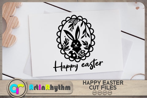 Floral Easter Egg svg / Easter Rabbit svg SVG Artinrhythm shop 