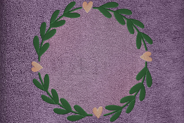 Floral embroidery monogram frame Embroidery/Applique DESIGNS embroidery-workshop 