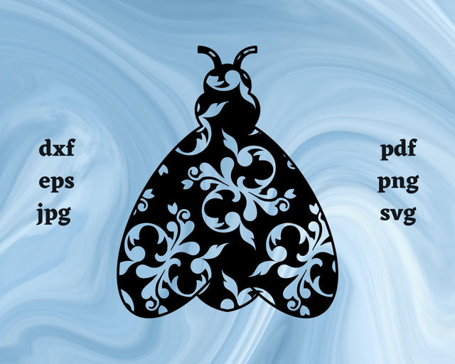 Floral Firefly SVG Cut File SVG Northern Light SVG 