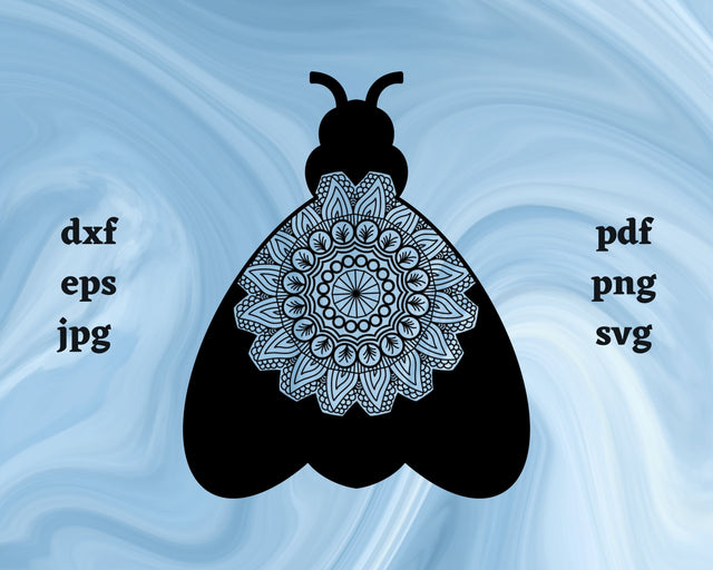 Floral Firefly SVG Cut File SVG Northern Light SVG 