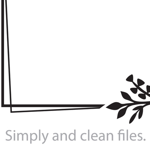 Floral frame SVG TribaliumArtSF 