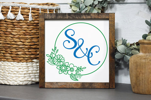 Floral Frames SVG Bundle - 12 Flower Frames SVG Old Market 