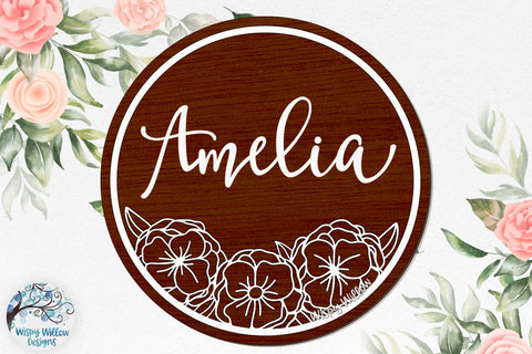 Floral Frames SVG Bundle SVG Wispy Willow Designs 