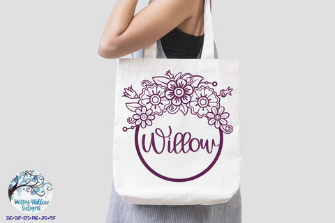 Floral Frames SVG Bundle Vol. 2 SVG Wispy Willow Designs 