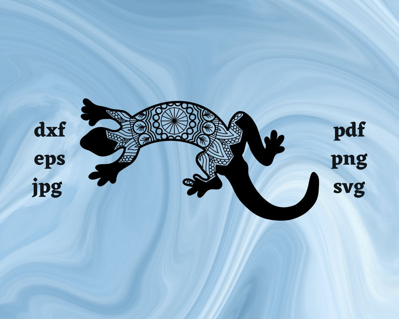 Floral Goanna SVG Cut File SVG Northern Light SVG 