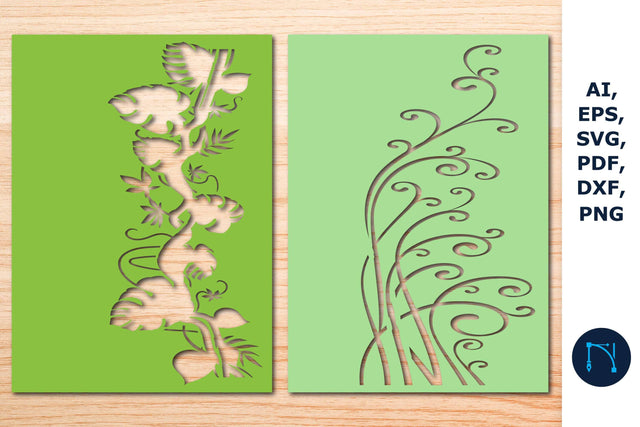 floral Greeting Card Cutting SVG Bundle SVG MD JOYNAL ABDIN 