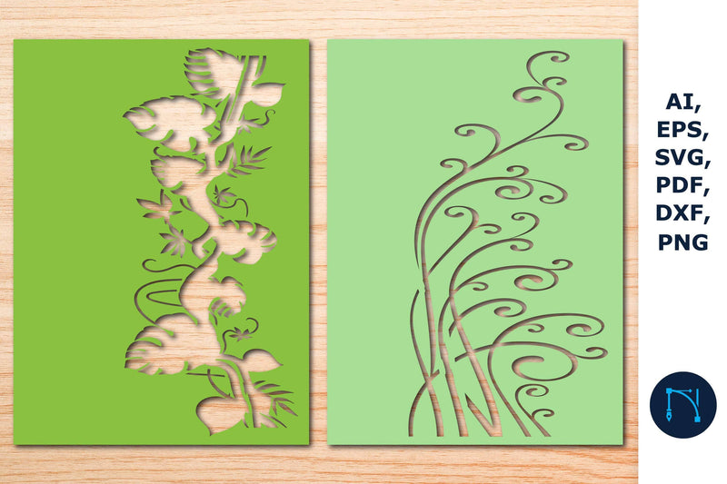 floral Greeting Card Cutting SVG Bundle SVG MD JOYNAL ABDIN 