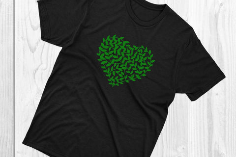 floral heart monogram, valentine nature, valentine svg SVG dadan_pm 