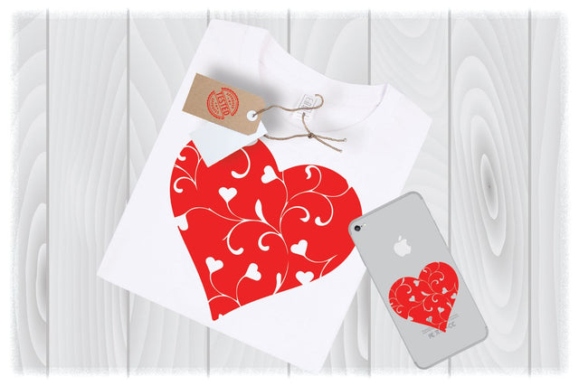 Floral Heart SVG Files for Cricut Designs | Valentines Day SVG Files SVG My Sew Cute Boutique 