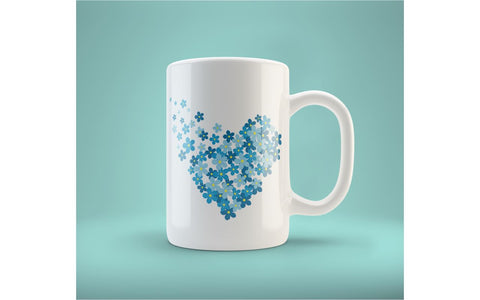 Floral Hearts. Valentine Watercolor Sets SVG naemmiah021 