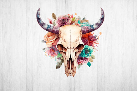 Floral Highland Cow Sublimation. Higland Floral Png Cow. Sublimation Samaha Design 