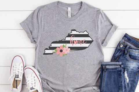 Floral Kentucky SVG Morgan Day Designs 