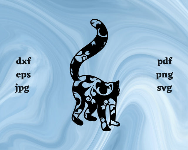 Floral Lemur SVG Cut File SVG Northern Light SVG 