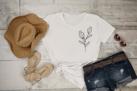 Floral Line Clipart Bundle SVG dapiyupi store 