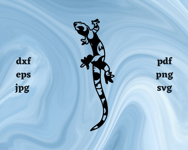 Floral Lizard SVG Cut File SVG Northern Light SVG 