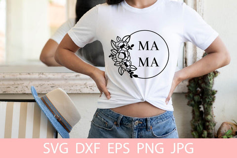 Floral Mama SVG File Free For Commercial Use SVG Sintegra 