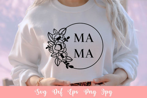 Floral Mama SVG File Free For Commercial Use SVG Sintegra 